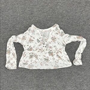 SO Women's Floral White Jacket